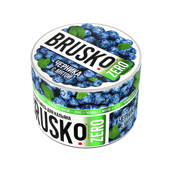 Купить Brusko Zero - Черника с мятой 50г